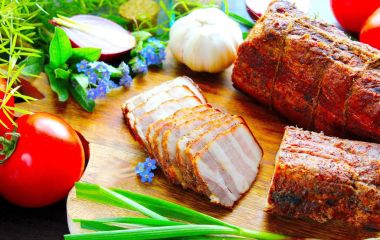 Рецепт сала в коптильне горячего копчения