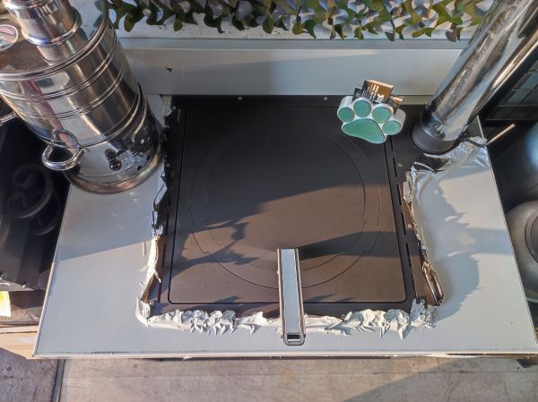 Модуль уличной кухни SMART-900 Печь под казан