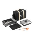 Набор туристический плита газовая в сумке + сковорода и кухонные инструменты