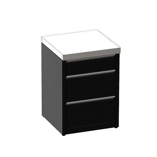 Модуль уличной кухни SMART-600 Стол с тремя ящиками