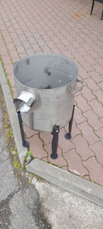 Печь под казан из нержавеющей стали 3мм