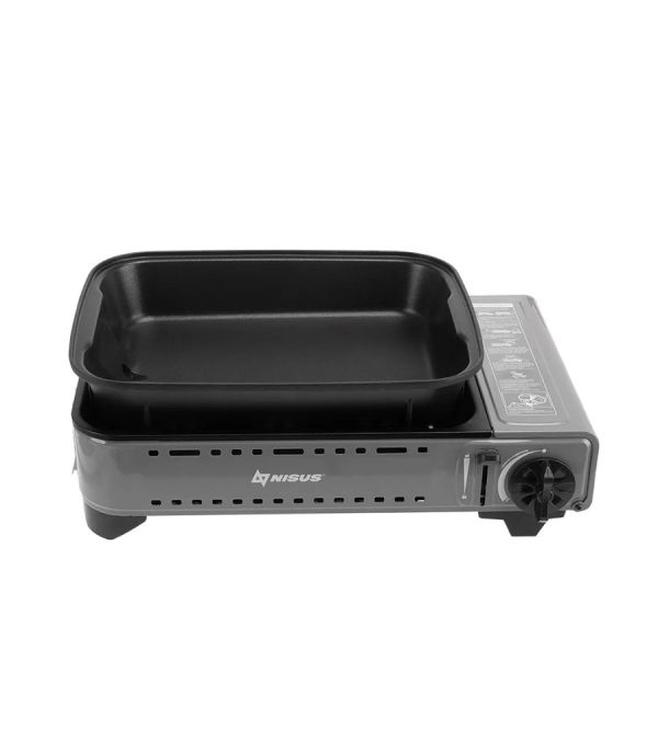 Набор туристический плита газовая в сумке + сковорода и кухонные инструменты