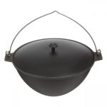 Котел чугунный 3 л с дужкой и ал крышкой