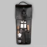 Набор для шашлыка в кожаном чехле №5