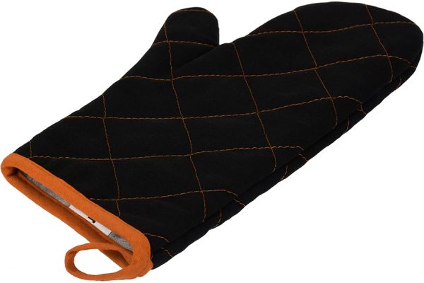 Рукавица для барбекю "BoyScout", цвет: черный, оранжевый, 37 см х 16 см