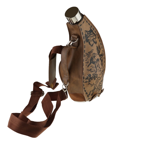 Фляжка армейская для воды и напитков в чехле