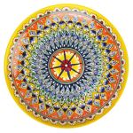 Ляган  38 см Риштан желтый