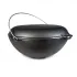 Казан чугунный 12л с крышкой сковородой