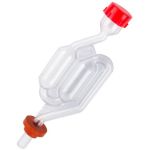 Гидрозатвор для брожения S-образный двухкамерный