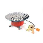 Газовая плитка с ветрозащитой и шлангом