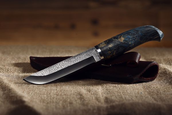 Универсальный нож "Финский" (голубой)