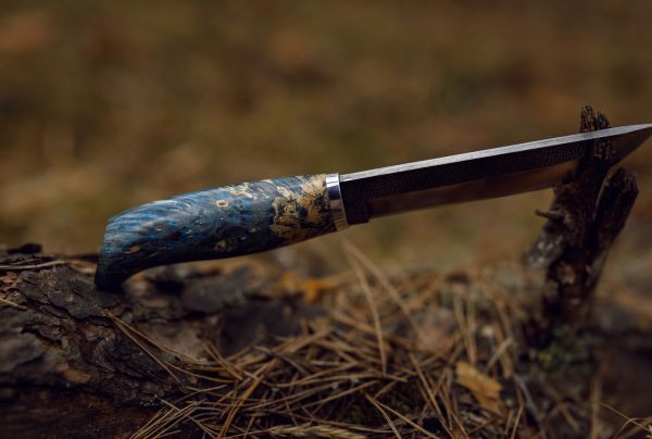 Универсальный нож "Финский" (голубой)