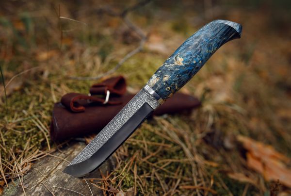 Универсальный нож "Финский" (голубой)