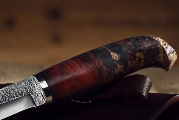 Универсальный нож "Финский" (красный)