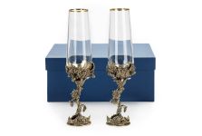 Бокалы для шампанского "Земляника" 2 шт