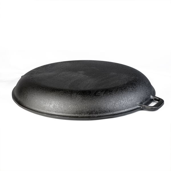 Казан чугунный 12л с крышкой сковородой