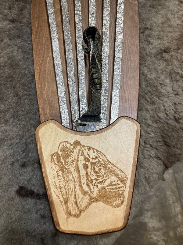Подарочный набор для шашлыка в деревянном чехле