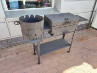 Мангал стационарный Кентавр с печкой под казан