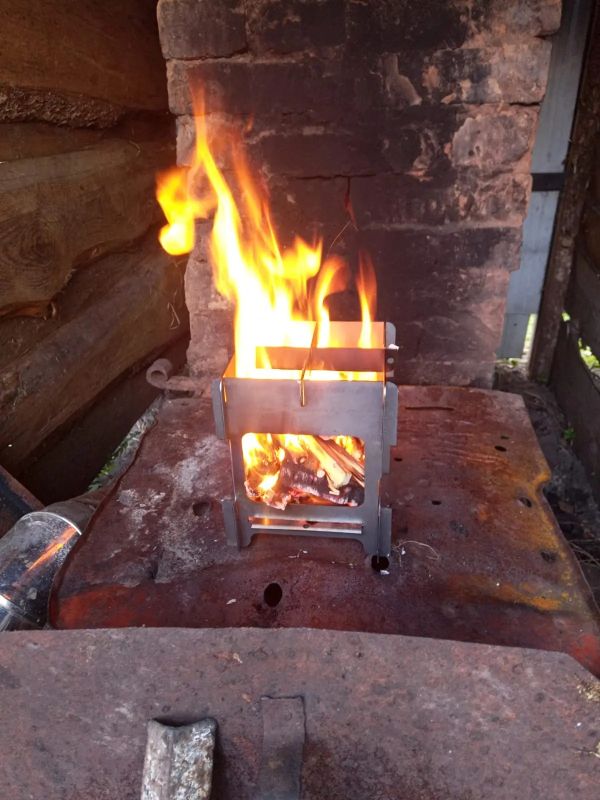 Печь-щепочница складная 