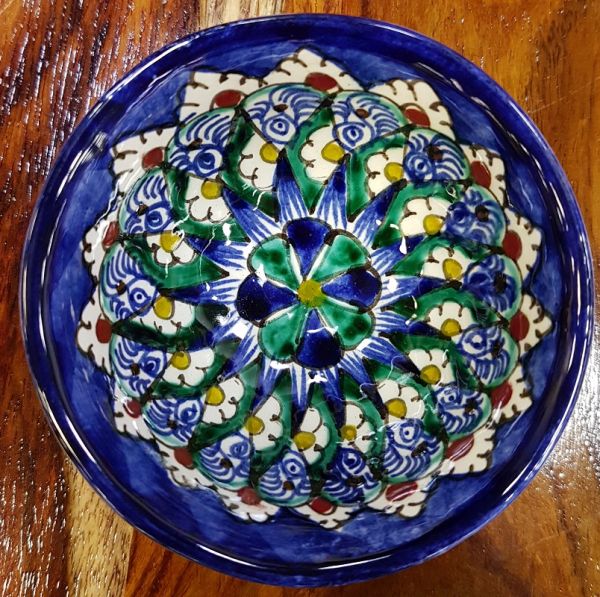 Пиала Риштанская Керамика средняя d-9 см