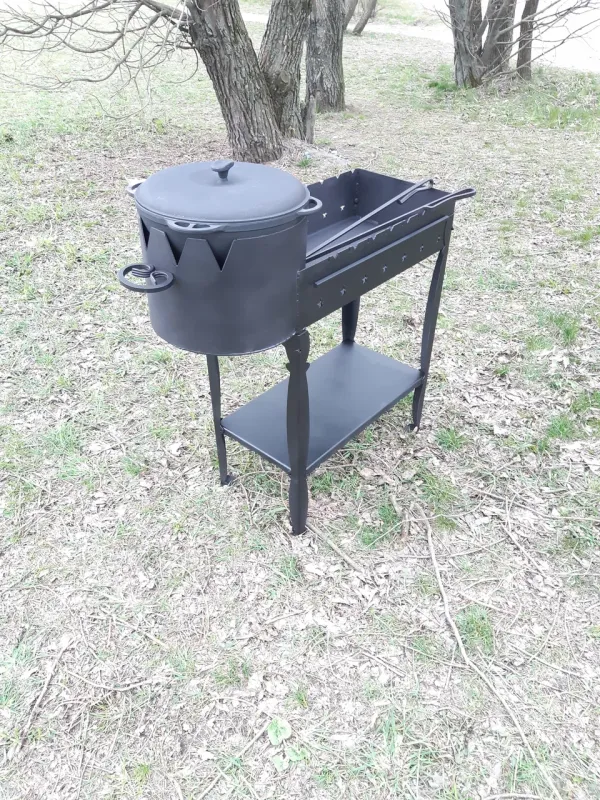 Мангал Кентавр с печкой под казан 8-12л