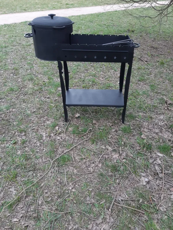 Мангал Кентавр с печкой под казан 8-12л