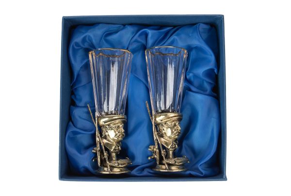 Лафитник с охоты на рыбалку 2 шт