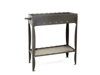 Мангал стационарный 3 мм L-600 с полкой