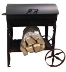 Мангал-барбекю сталь 3 мм на колесах