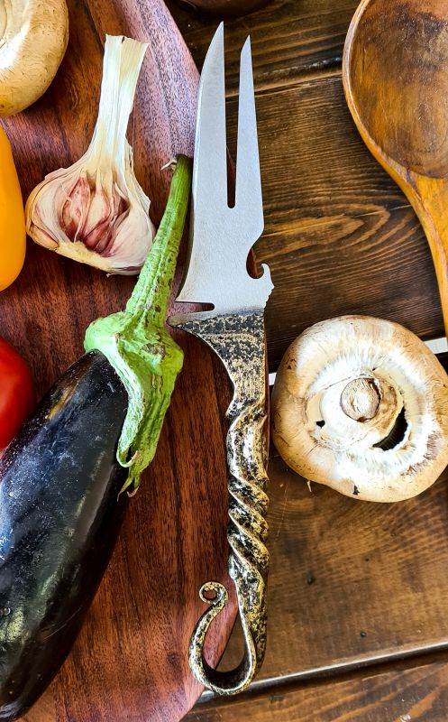 Нож-вилка для снятия мяса