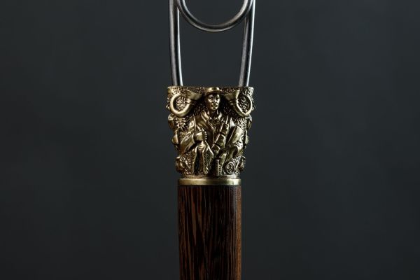 Решетка-гриль "Охотник с собакой"