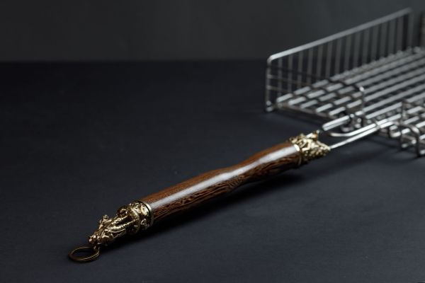 Решетка-гриль "Охотник с собакой"