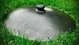 Крышка для саджа 57 см сталь 