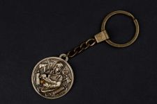 Брелок "Пожарный медальон"