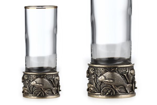 Набор стопок "Рыбалка" в футляре