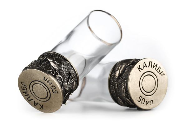 Набор стопок "Рыбалка" в футляре