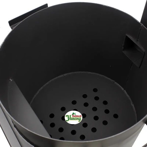 Печь для казана с трубой с казаном 12 л + Подарок