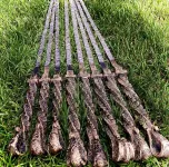 Шампур с кованным полотном Аттила