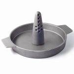 Чугунная сковорода с испарителем для курицы 