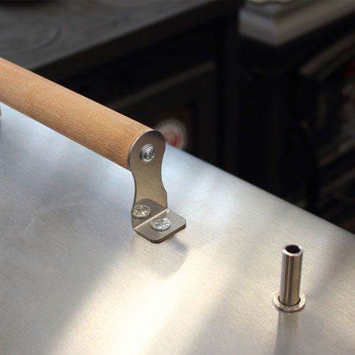 Коптильня для горячего копчения большая из нержавейки Дымок 730К 