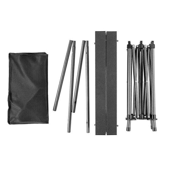 Стол складной 940x550x500 мм с отделом под посуду