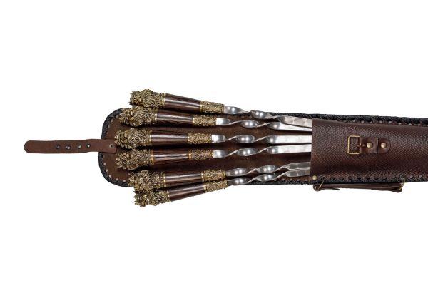 Набор Шампуров "Царь зверей" в чехле