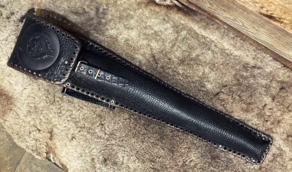 Подарочный набор в кожаном колчане "Волк