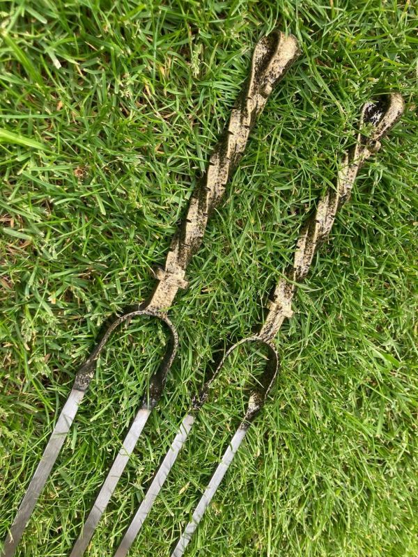 Шампур кованый двойной